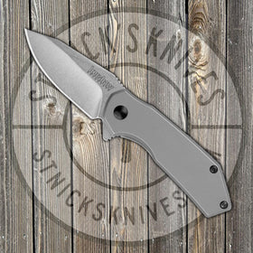 Kershaw Knives Valve - Assisted Opening - Stainless Handle - 4Cr13MoV Blade - 1375
