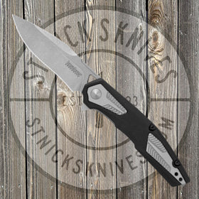 Kershaw - Tremolo - Assisted Opening - Silver And Black Handle - Drop Point - 1390 - SNK/WTO - Home Office