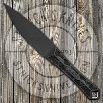 Kershaw Interval - Polymer Fixed Blade - Black Handles - Spear Point - 1399