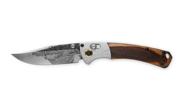 Benchmade Mini Crooked River - Limited Edition Artist Series - Bull Elk - 15085-2201