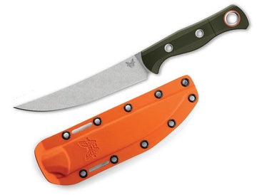 Benchmade Meatcrafter - OD Green G10 Handle - CPM-S45VN - Fixed Blade - 15500-3
