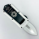 Microtech Exocet - Double Edge White Blade - Stormtrooper - 157-1ST-2