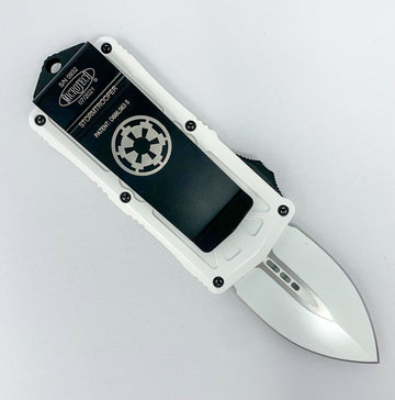 Microtech Exocet - Double Edge White Blade - Stormtrooper - 157-1ST - 0