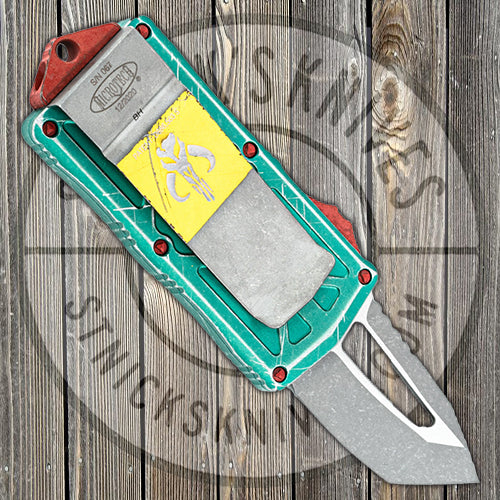 Microtech Exocet - Bounty Hunter - Tanto Apocalyptic Finish Blade - 158-10BH