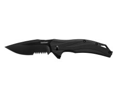 Kershaw Lateral - Liner Lock - Assisted Opening - Serrated 8Cr13MoV Steel - 1645BLKST