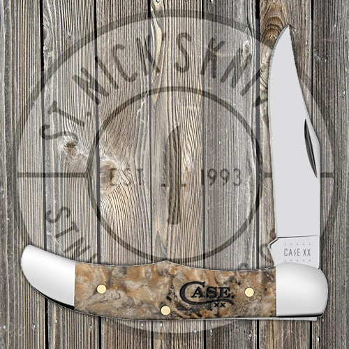 Case - Pocket Hunter - Natural Box Elder - Smooth - 16566