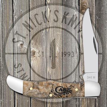 Case - Pocket Hunter - Natural Box Elder - Smooth - 16566