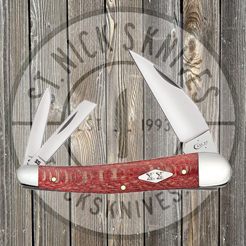 Case - Sea Horse Whittler - Sycamore Wood - Red - 17142