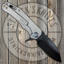 Medford - 187F - D2 - Standard Grind - PVD Finish - Titanium Handles - Flamed Hardware - MK001MKT-2