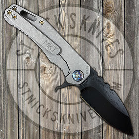 Medford - 187F - D2 - Standard Grind - PVD Finish - Titanium Handles - Flamed Hardware - MK001MKT - 0