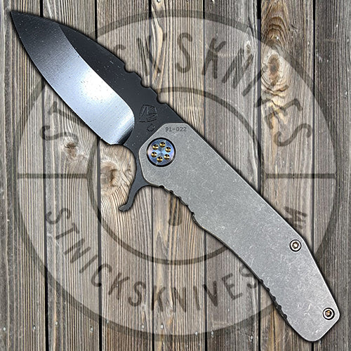 Medford - 187F - D2 - Standard Grind - PVD Finish - Titanium Handles - Flamed Hardware - MK001MKT