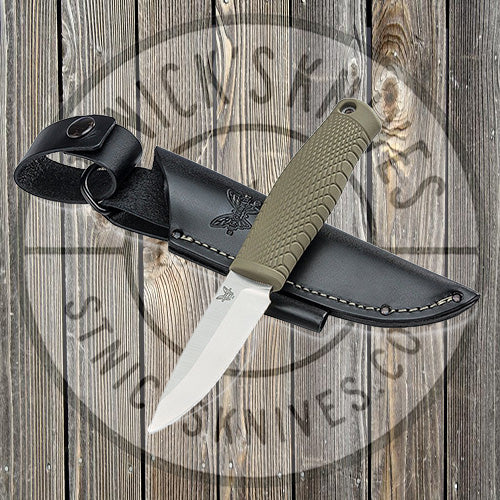 Benchmade - Puukko - Olive Green Santoprene Handle with CPM-3V Blade - 200