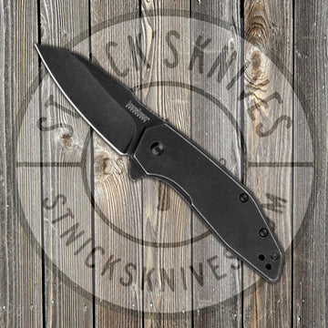 Kershaw Knives Gravel - Assisted Opening - Stainless Handle - 8Cr13MoV Blade - 2065