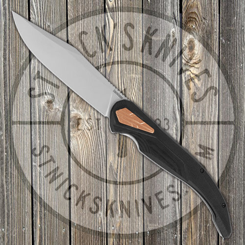 Kershaw Knives Strata XL - KVT Bearings - Black G10 and Stainless Handle - D2 Blade - 2077