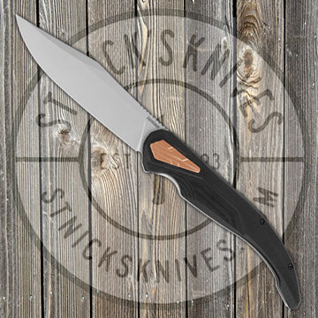 Kershaw Knives Strata XL - KVT Bearings - Black G10 and Stainless Handle - D2 Blade - 2077