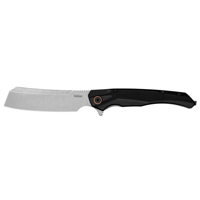 Kershaw Knives Strata Cleaver - KVT Bearings - Black G10 and Stainless Handle - D2 Blade - 2078