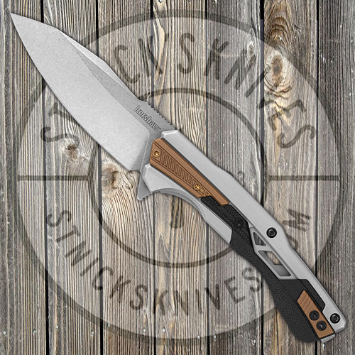 Kershaw Knives Endgame - KVT Bearings - Black GFN and Stainless Handle - D2 Blade - 2095