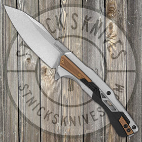 Kershaw Knives Endgame - KVT Bearings - Black GFN and Stainless Handle - D2 Blade - 2095