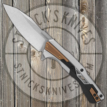 Kershaw Knives Endgame - KVT Bearings - Black GFN and Stainless Handle - D2 Blade - 2095