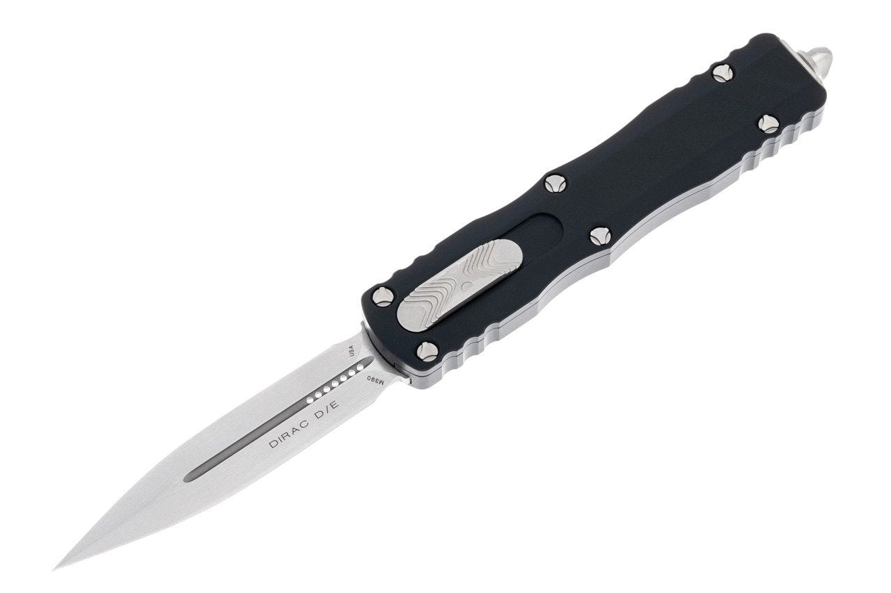 Microtech Dirac - D/E Blade - Black Chassis - 225-10