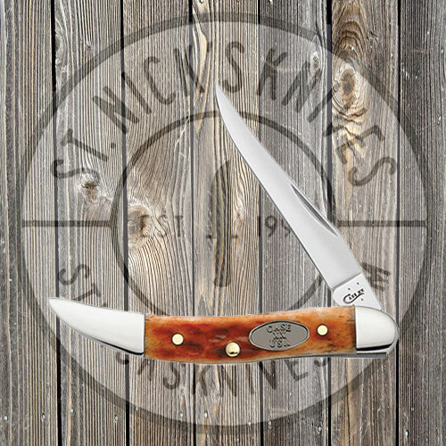 Case - Pocket Worn - Whiskey Bone - CV - Small Texas Toothpick - 23001