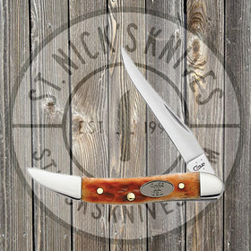 Case - Pocket Worn - Whiskey Bone - CV - Small Texas Toothpick - 23001