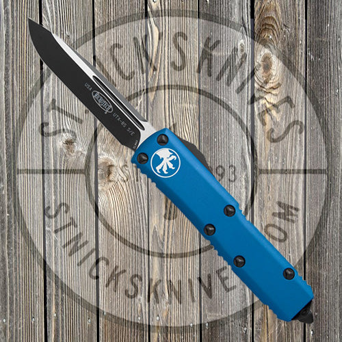 Microtech - UTX-85 - S/E - OTF - Automatic - Black Blade - Blue - 231-1BL