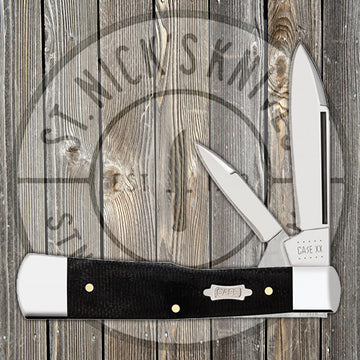 Case Gunstock - Double Black Canvas Laminate - 23143