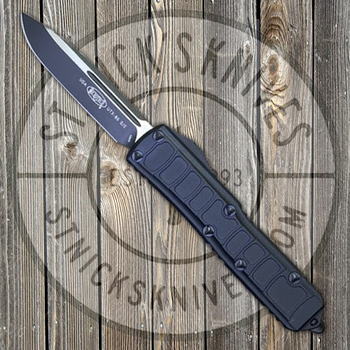 Microtech UTX-85 Signature Series - Black Stepside Chassis - Black Tac Pac Hardware - 231II-1TS