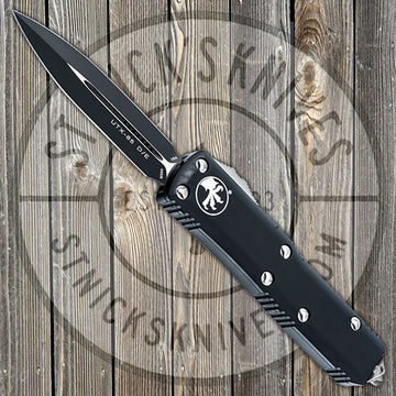 Microtech - UTX-85 - Double Edge - Black Standard - Black Chassis - 232-1