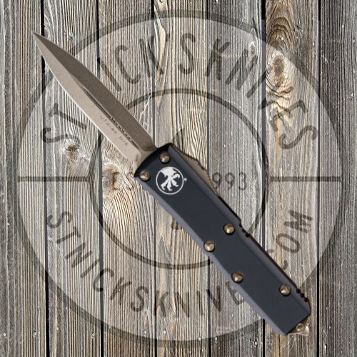 Microtech - UTX-85 - D/E -  Bronzed Blade - Bronzed Hardware - 232-13