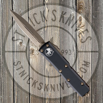 Microtech - UTX-85 - D/E -  Bronzed Blade - Bronzed Hardware - 232-13