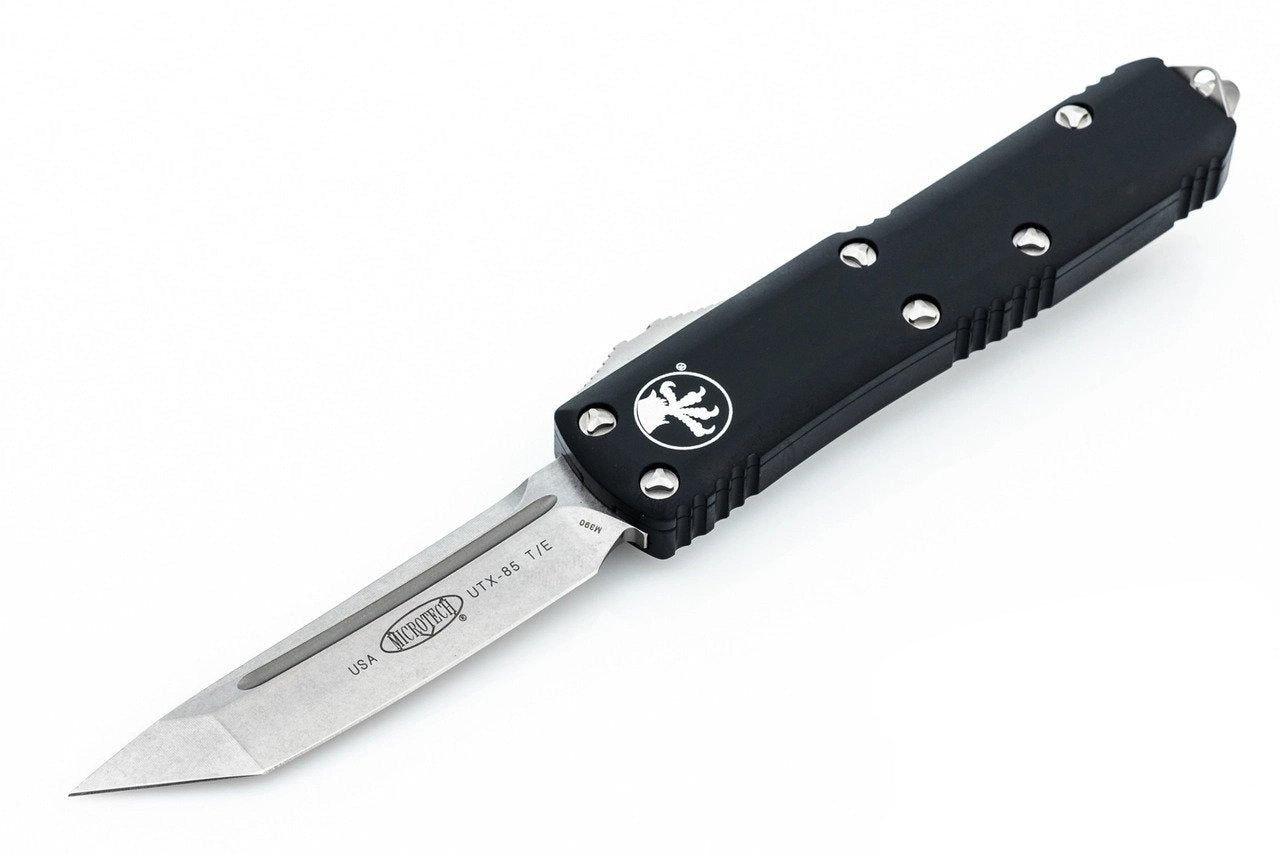 Microtech UTX-85 - Tanto Edge - Stonewash Standard - 233-10