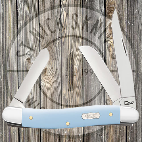 Case - Med Stockman - Ichthus Ice - Blue Synthetic Smooth - 23381