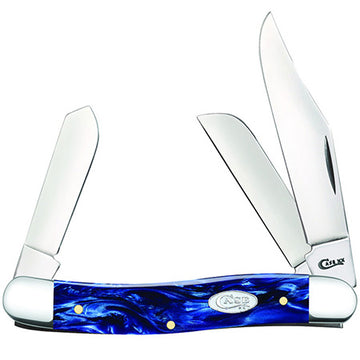 Case Large Stockman - SparXX Blue Pearl Kirinite - 23435