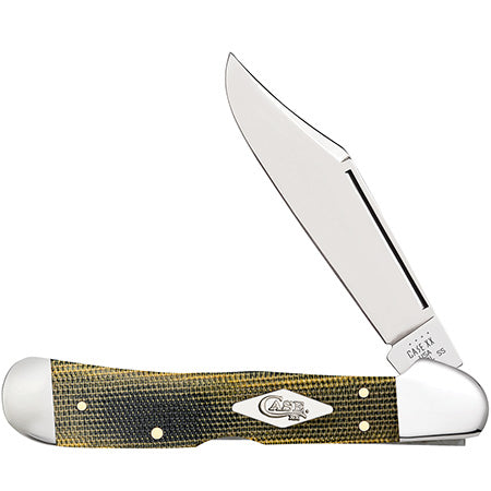 Case Copperlock - Smooth Black/Green/Natural Micarta - 23473