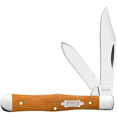 Case Small Swell Center Jack - Smooth Natural Canvas Micarta - 23694