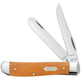 Case Mini Trapper - Natural Canvas Micarta - 23695