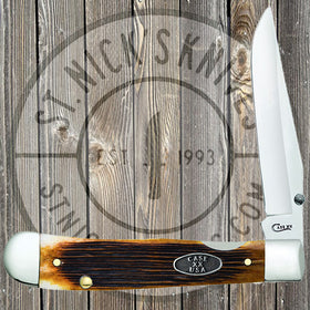 Case - Kickstart - TrapperLock - Barnboard Jig - Antique Bone - 25150