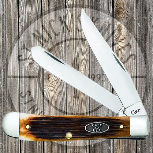 Case - Trapper - Barnboard Jig - Antique Bone - 25151