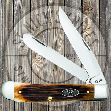 Case - Trapper - Barnboard Jig - Antique Bone - 25151