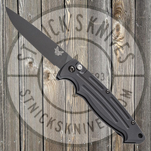 Benchmade - Mini-Reflex II - Automatic Knife - 2016 Redesign - Plain Edge - Black Blade - 2551BK