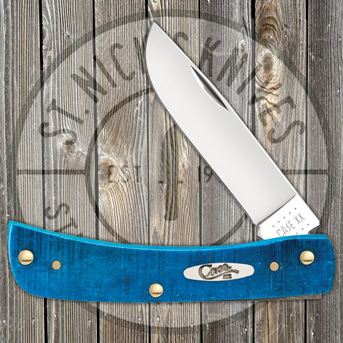 Case Sod Buster Jr - Caribbean Blue Jig Bone - 25590