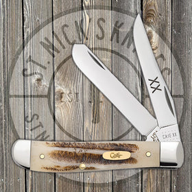 Case Mini Trapper - Jigged Vintage Bone - 25960 - SNK/WTO - Home Office