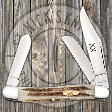Case Medium Stockman - Jigged Vintage Bone - 25967