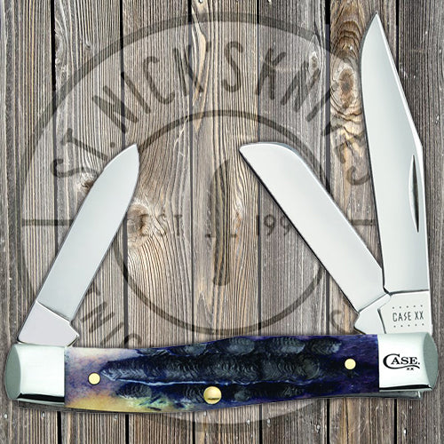 Case Medium Stockman - Deep Canyon Jigged Light Purple Bone - 27165
