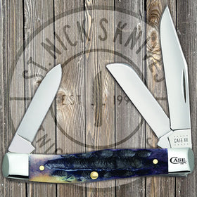 Case Medium Stockman - Deep Canyon Jigged Light Purple Bone - 27165