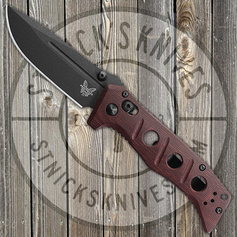 Benchmade Mini Adamas - CPM-Cruwear - Limited Edition - Red Micarta - 273BK-2201