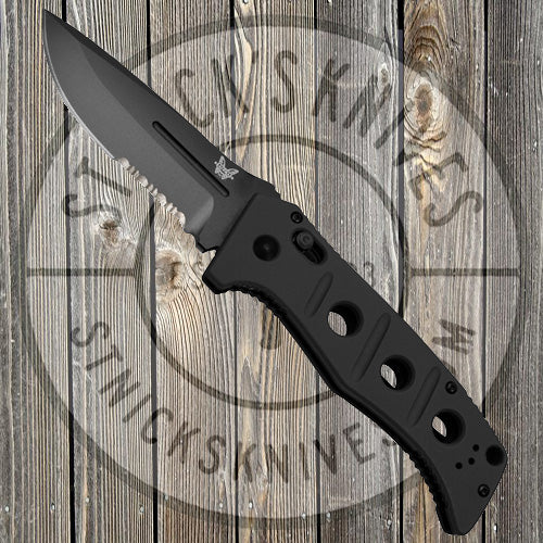 Benchmade - Adamas - Automatic - Black Blade - Combo Edge - 2750SBK