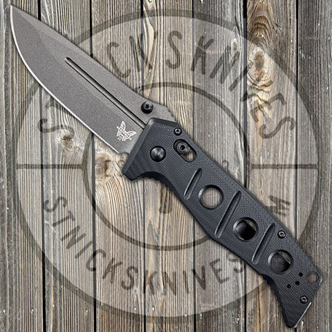 Benchmade - Adamas - Folding Knife - CPM-Cruwear - DLC Plain Blade - 275GY-1